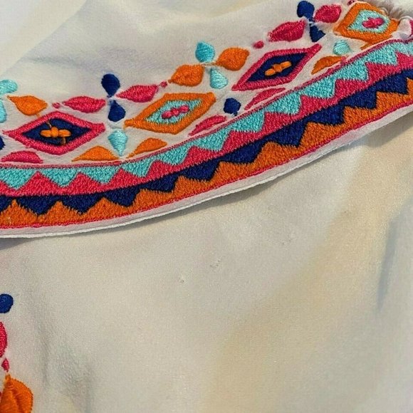 Z Supply Embroidered Silk Tassel Shorts - Picture 2 of 3